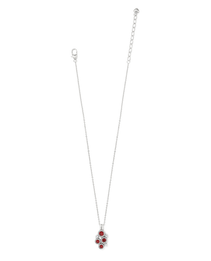 BRIGHTON JM7681 CONSTELLA CLUSTER RED NECKLACE