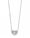 BRIGHTON JM7629 ILLUMINA CELESTE HEART PETITE NECKLACE