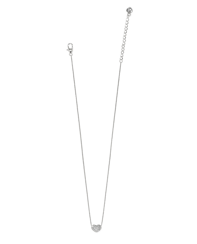 BRIGHTON JM7629 ILLUMINA CELESTE HEART PETITE NECKLACE