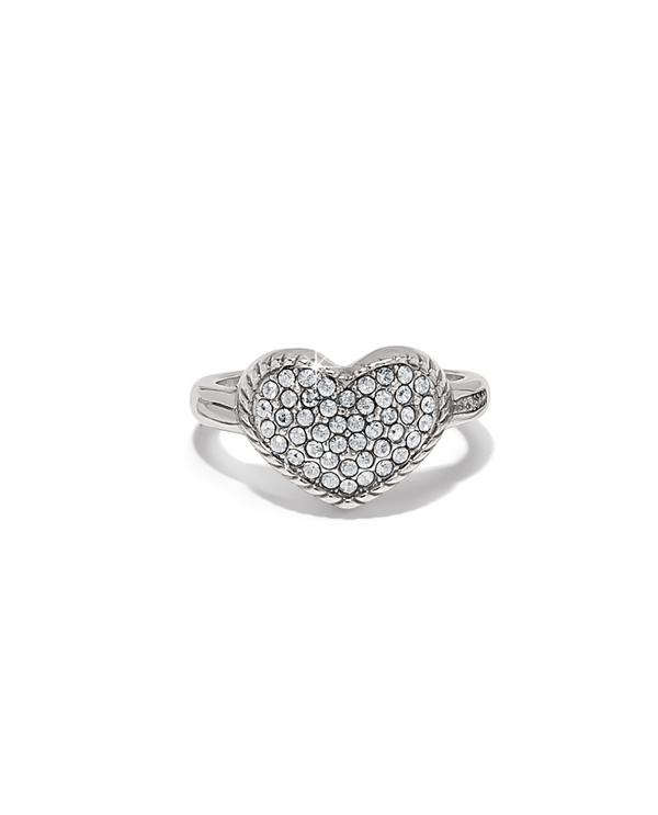 BRIGHTON J63241 ILLUMINA CELESTE HEART RING