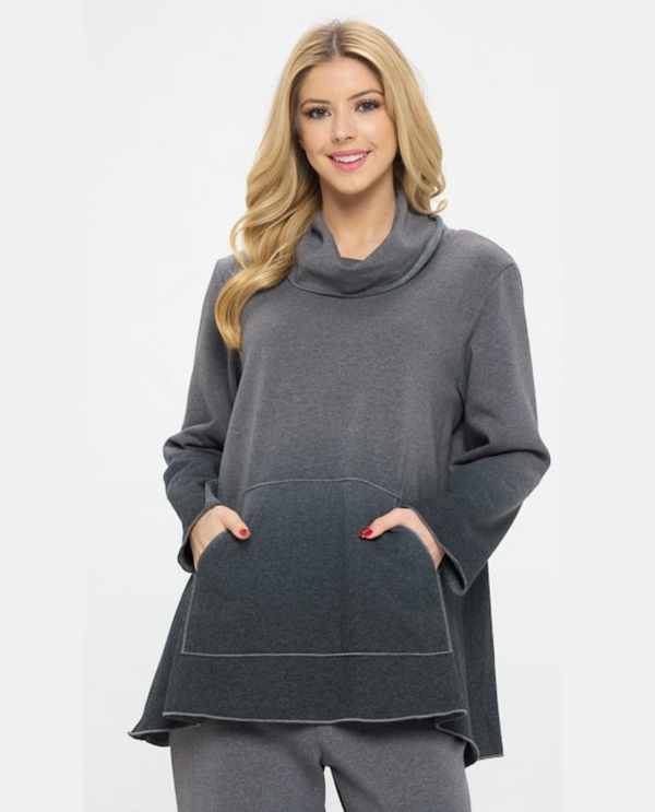 FOCUS FT4075 OMBRE SWEATSHIRT TOP