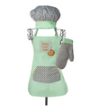 IOIZCT KIDS 3 PC COOKIE TASTER APRON SET