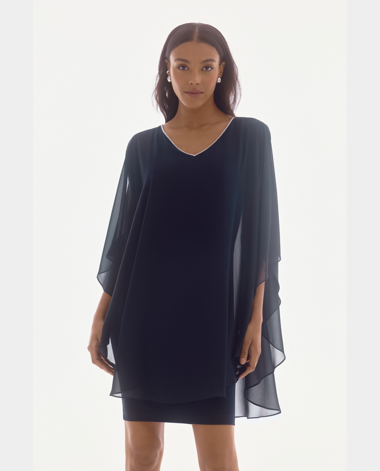JOSEPH RIBKOFF 251746 SIGNATURE CAPELET DRESS | Joseph Ribkoff Dress ...