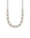 BRIGHTON JM7653 MOSAIC TWO TONE LINKS NECKLACE