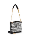 RHINESTONE BLING CROSSBODY BAG BHD-2066 BLACK