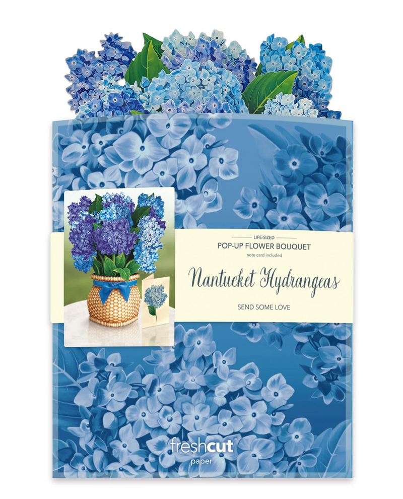 FRESHCUT PAPER 3719 NANTUCKET HYDRANGEA