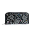 Pattern Rhinestone Circles Wallet BLW-5734 BLACK