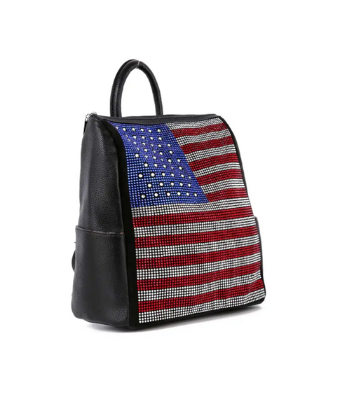 FLAG RHINESTONE BACKPACK BHD-103