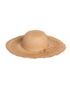 FOR SHORE FS-HAT-103 ROUND WOVEN SUN HAT tan