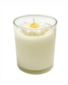 10 OZ DAISY CANDLE 74010 WHITE