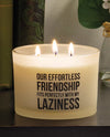 111605 OUR EFFORTLESS FRIENDSHIP JAR CANDLE