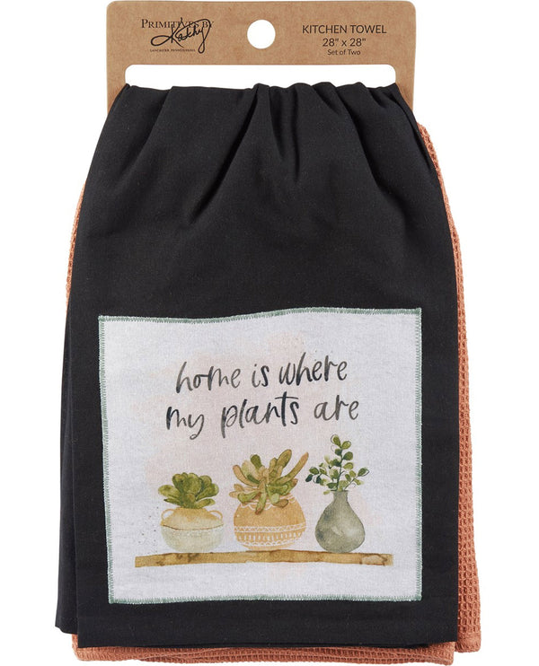 115272 WHERE MY PLANTS ARE KITCHEN TOWEL