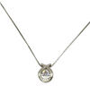11708 STERLING/CZ HEARTBEAT PENDANT NECKLACE11708 STERLING/CZ HEARTBEAT PENDANT NECKLACE SILVER