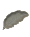 12091 FEATHER SHAPED TRINKET DISH GREY