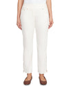 RUBY RD 13301 CONTOUR WAISTBAND ANKLE PANT IVORY