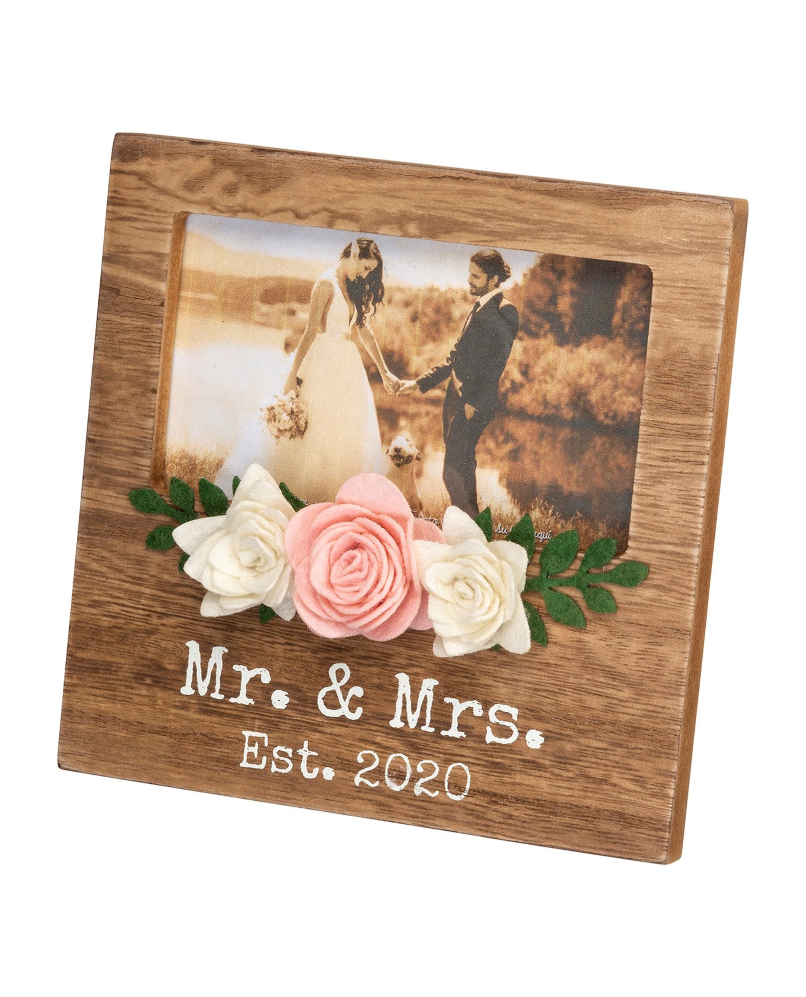 Mr. & Mrs. Marble Gold Frame