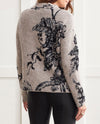 TRIBAL 1542O LONG SLEEVE FUNNEL NECK SWEATER OYSTER