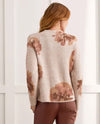 TRIBAL 1542O LONG SLEEVE FUNNEL NECK SWEATER ROSE PINK