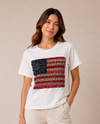 JUNK GYPSY WJTS2824 BOHO FLAG TSHIRT