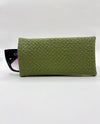 1704 BRAID PATTERN SOFT EYEGLASS POUCH SAGE