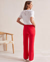TRIBAL 1760O FLY FRONT PANTS POPPY RED