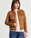 TRIBAL 1862O ZIP FRONT JACKET WALNUT