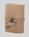 19023A LEATHER JOURNAL WITH ANTIQUE KEY TAN