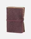 19027A LEATHER FLORAL EMBOSSED JOURNAL WINE