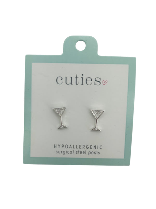 CUTIES HYPOALLERGENIC TUMBLERS EARRING 8170265