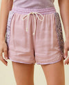 MYSTREE 20252 PATCH PRINT SHORT LAVENDER MIX