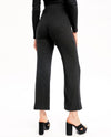 MYSTREE 20463 HIGH WAIST RIB PANT BLACK