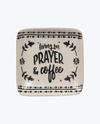 21666 FAITH & COFFEE TRINKET DISH LIVING ON PRAYER
