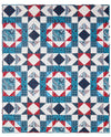 21PK28096C5060 STAR PATRIOTIC THROW