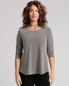 SYMPLI-F24 22110R-2 GO TO CLASSIC T RELAX, 3/4 SLEEVE 1ST DLVRY   MELANGE SAND