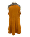 RADZOLI 22514-15 MIX MEDIA VEST WITH TOGGLE DARK CAMEL