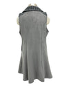 RADZOLI 22514-15 MIX MEDIA VEST WITH TOGGLE GREY