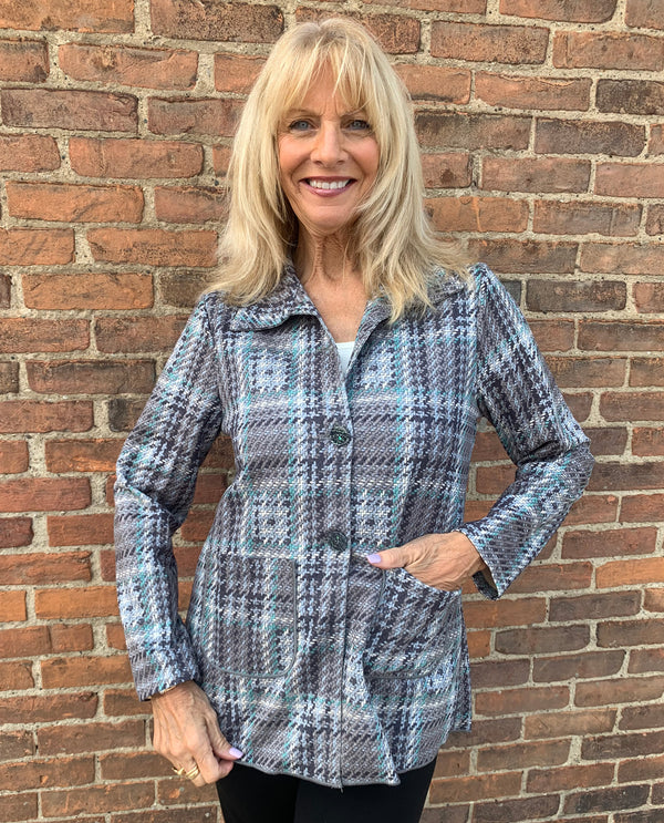 RADZOLI 22532 PRINT JACKET WITH POCKETS