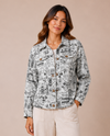 DASH DA1558 PARISAN CANAL PRINT CROP PANT