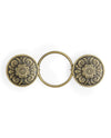 COC0 & CARMEN 2335327A FASHION FASTENER - BRASS FLOWER