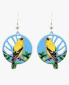 D'EARS 2338 GOLDFINCH CIRCLE WIRE EARRINGS