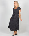 PURE ESSENCE 250-5094 PINSTRIPE DRESS BLACK & WHITE