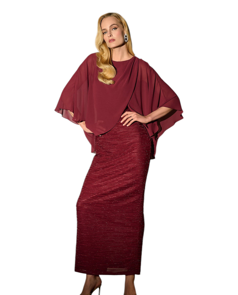 JOSEPH RIBKOFF 253739 MAXI SHEATH RUCHED DRESS JOSEPH RIBKOFF 253739 MAXI SHEATH RUCHED DRESS