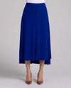 SYMPLI-F24 2699 FLOUNCE A-LINE MIDI SKIRT LAPIS