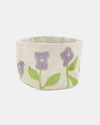 26DAI997-3S VIOLET FABRIC PLANTERS MEDIUM