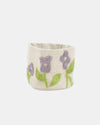 26DAI997-3S VIOLET FABRIC PLANTERS SMALL