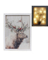 26WXF HOLIDAY LIGHTED FABRIC SIGN REINDEER