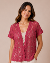NINETY NS1411 CROCHET CARDIGAN