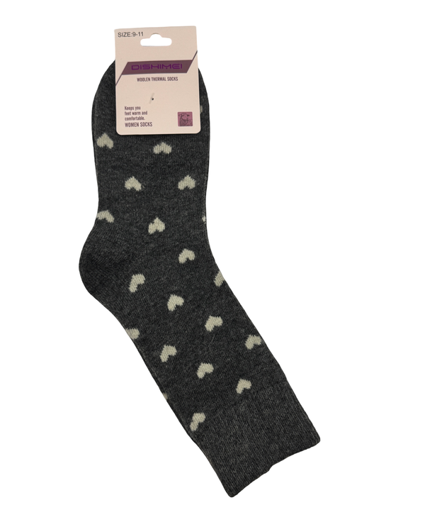 270754 HEART WOOL BLEND SOCKS