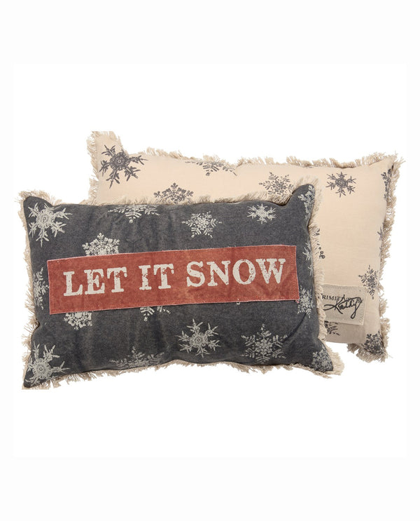 28078 LET IT SNOW PILLOW