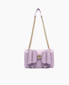 SCARLET BOWTIE DUAL CROSSBODY BAG X7CA80 LILAC